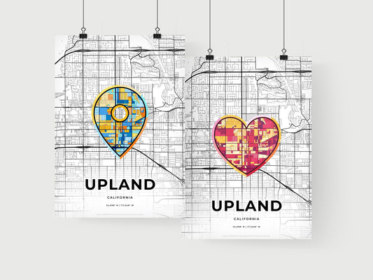Upland California art print for couples