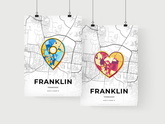Franklin Tennessee art print for couples