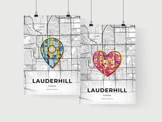 Lauderhill Florida art print for couples