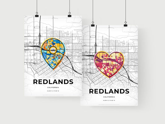 Redlands California art print for couples