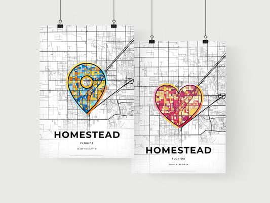 Homestead Florida art print for couples
