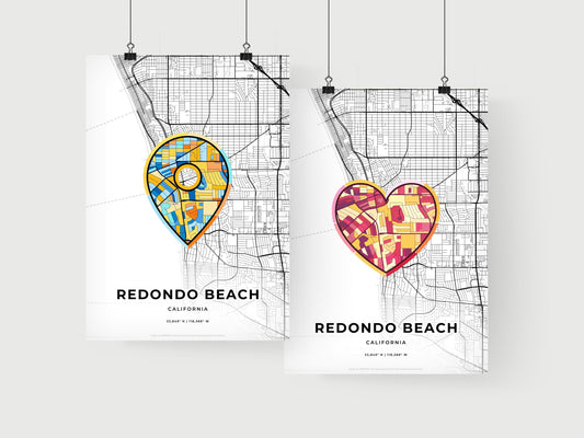 Redondo Beach California art print for couples