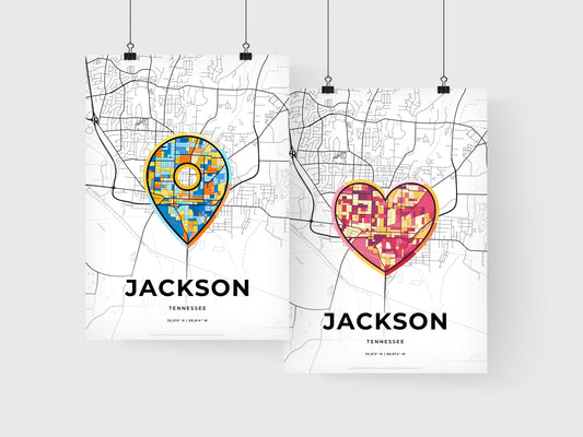 Jackson Tennessee art print for couples