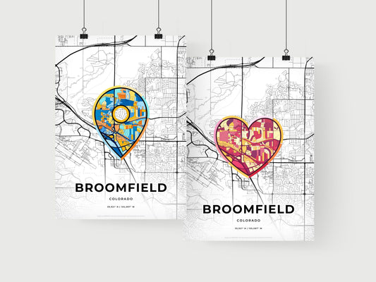 Broomfield Colorado art print for couples