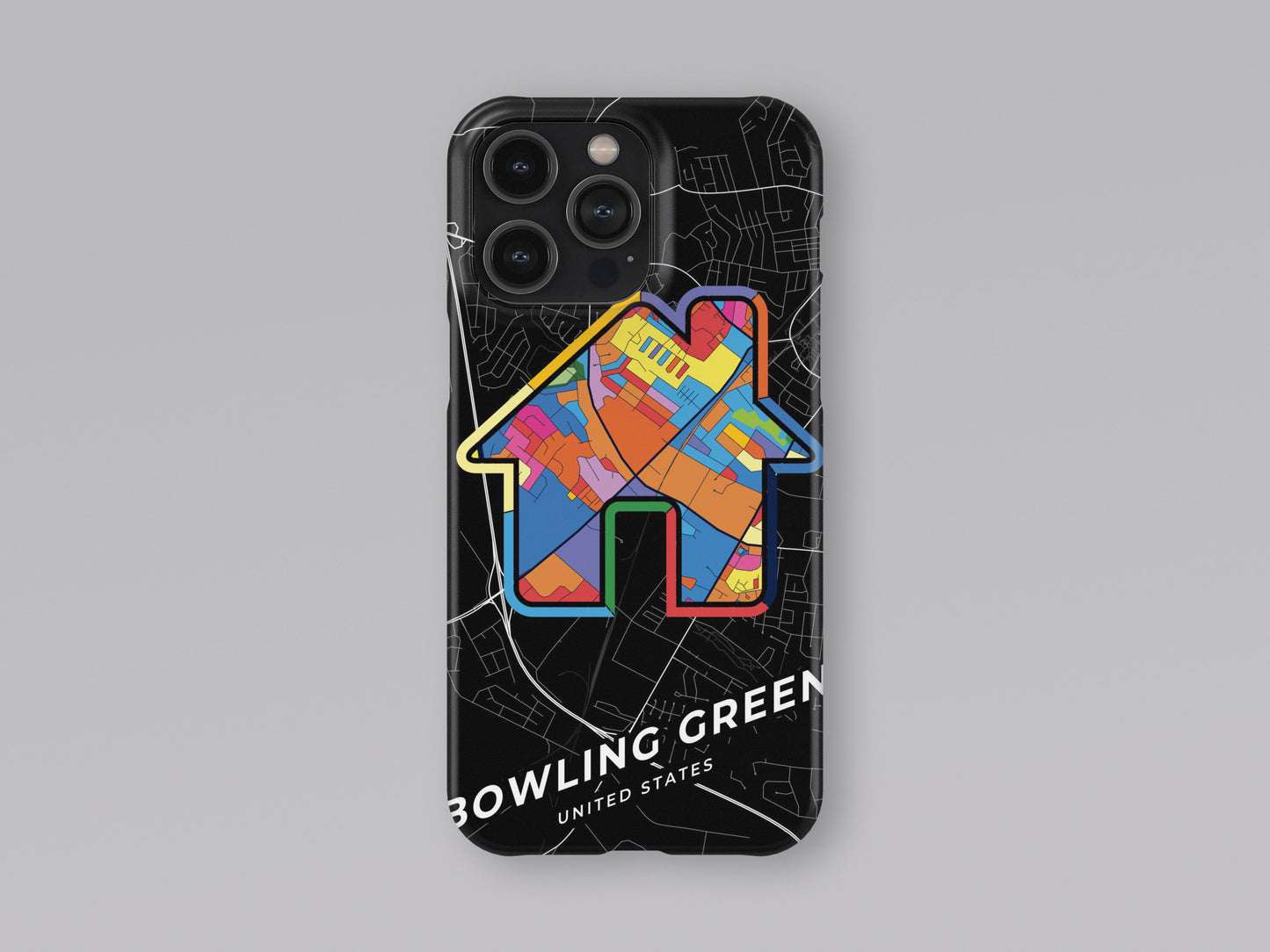 Bowling Green Kentucky slim phone case with colorful icon. Birthday, wedding or housewarming gift. Couple match cases. 3