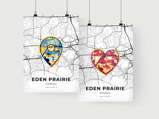 Eden Prairie Minnesota art print for couples