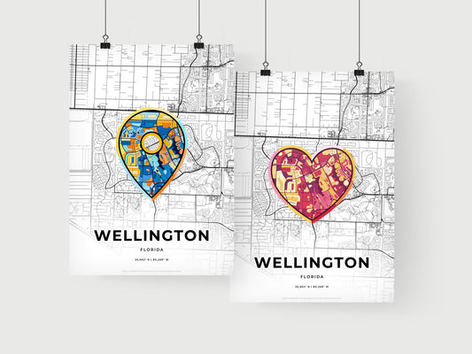 Wellington Florida art print for couples