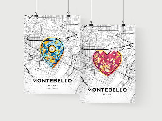 Montebello California art print for couples
