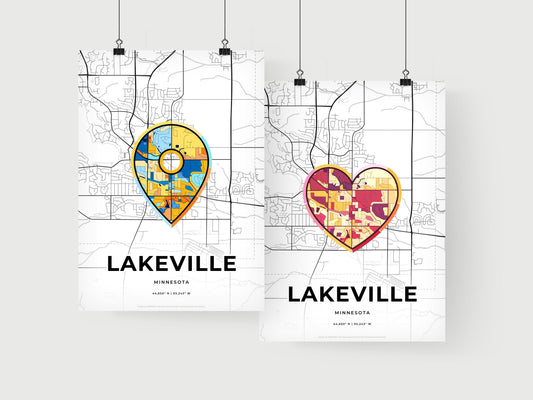 Lakeville Minnesota art print for couples
