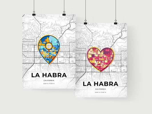 La Habra California art print for couples