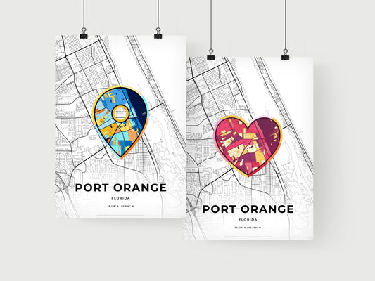 Port Orange Florida art print for couples