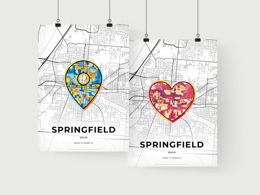 Springfield Ohio art print for couples