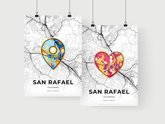 San Rafael California art print for couples
