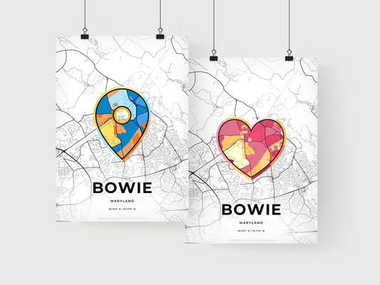 Bowie Maryland art print for couples
