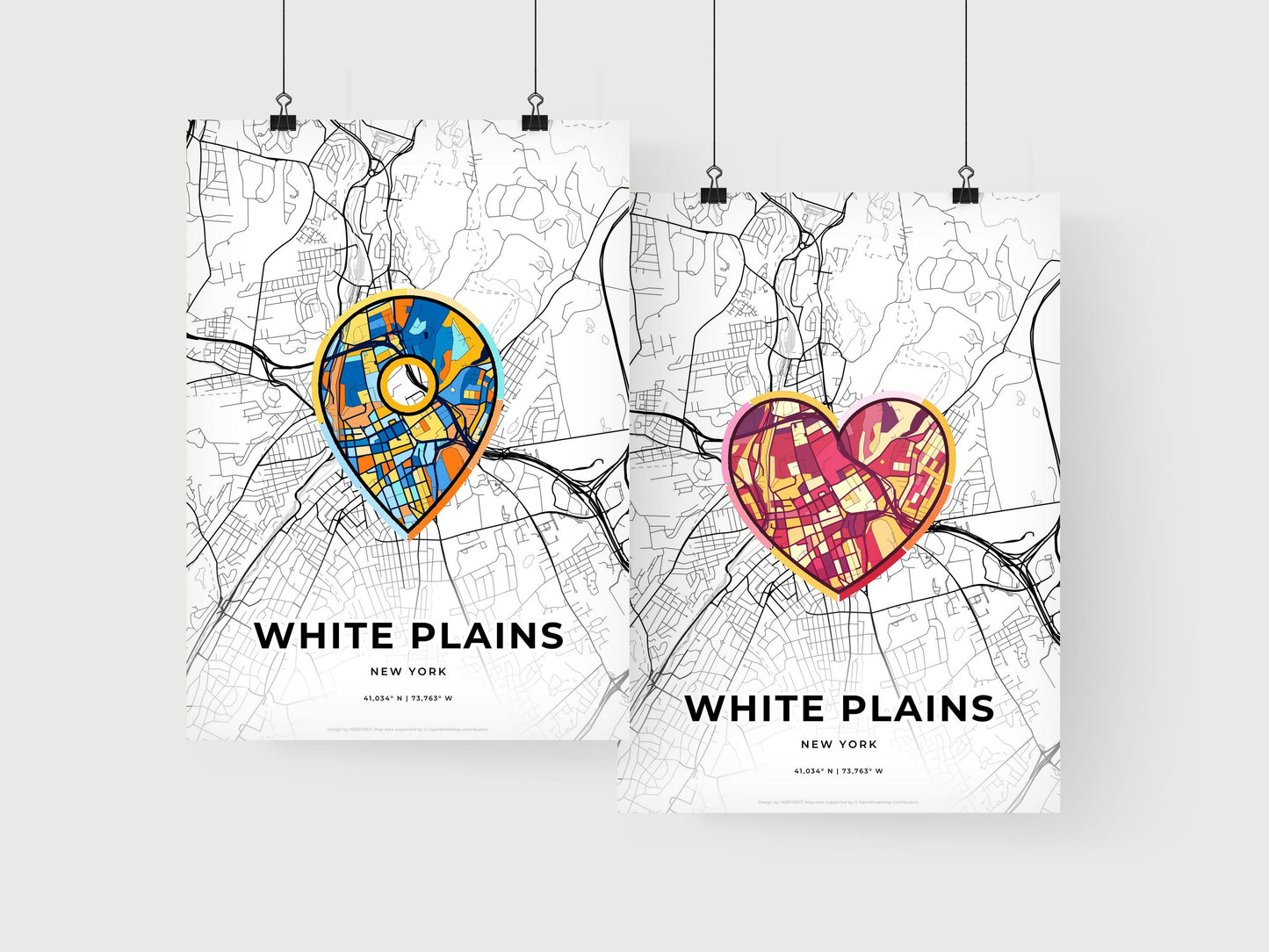 White Plains New York art print for couples