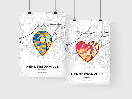 Hendersonville Tennessee art print for couples