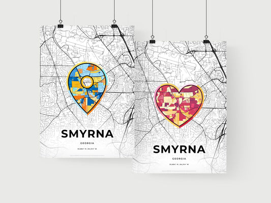 Smyrna Georgia art print for couples
