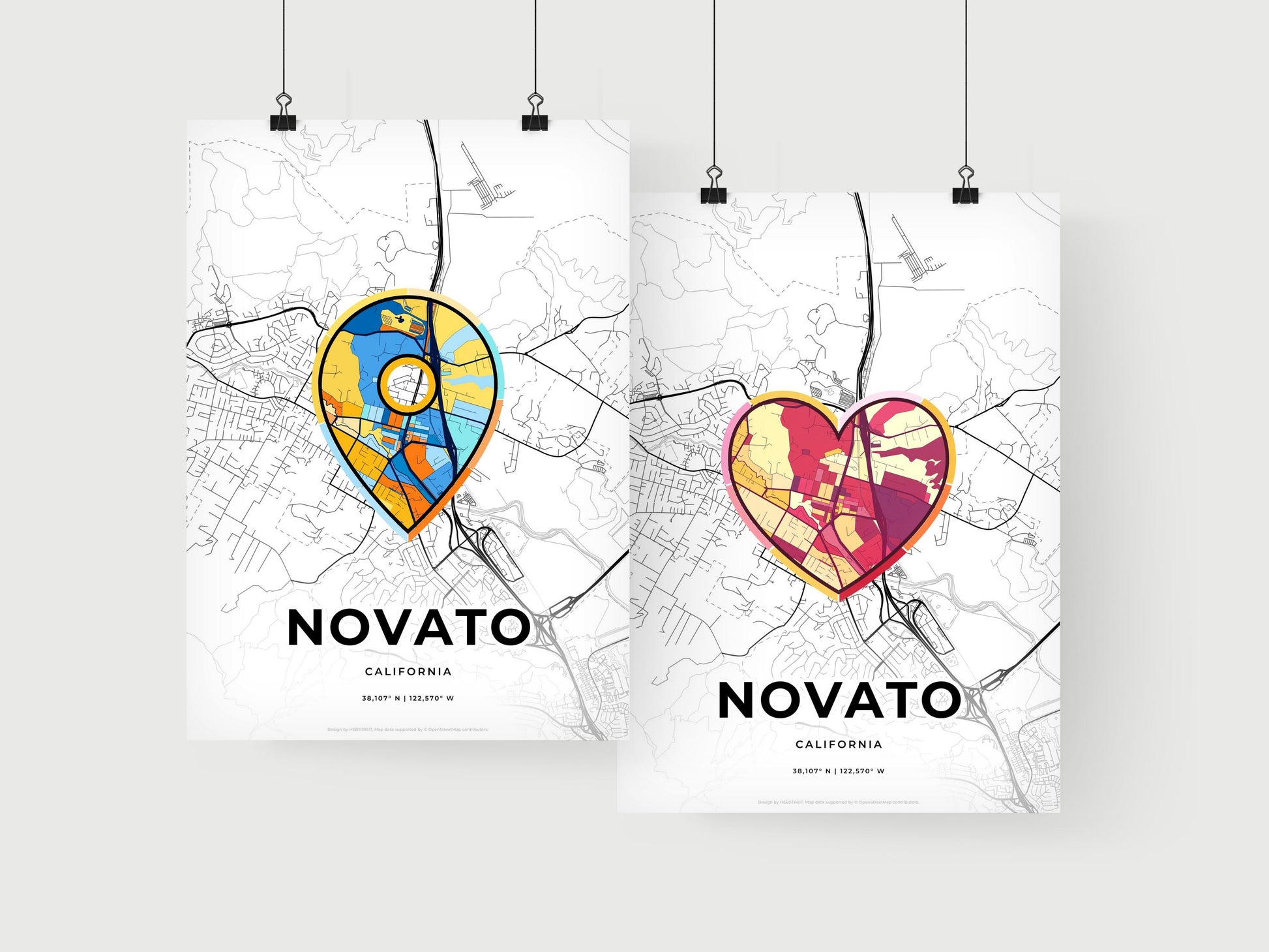 Novato California art print for couples