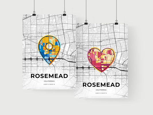 Rosemead California art print for couples