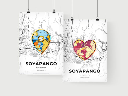 Soyapango El Salvador art print for couples