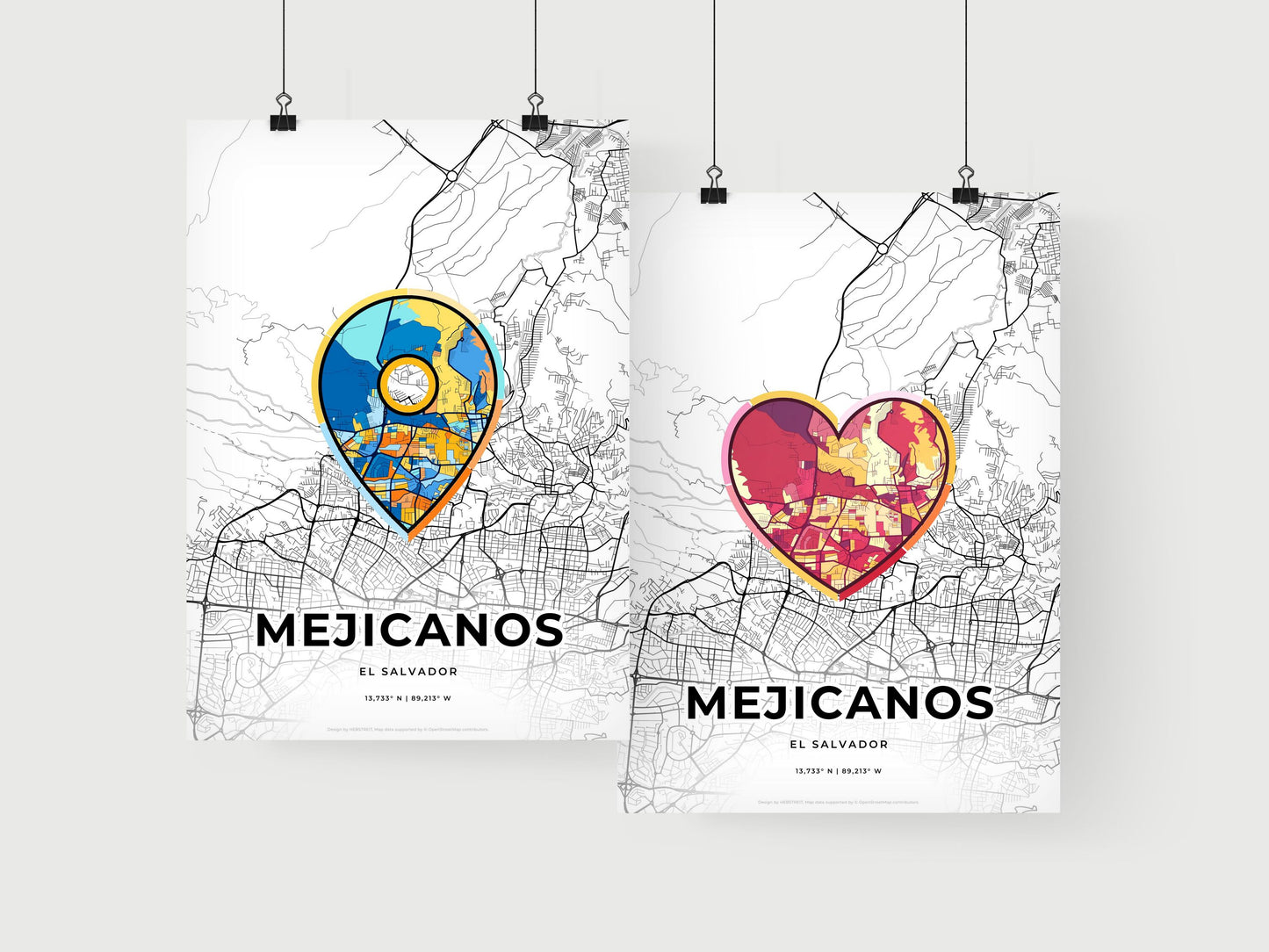 Mejicanos El Salvador art print for couples