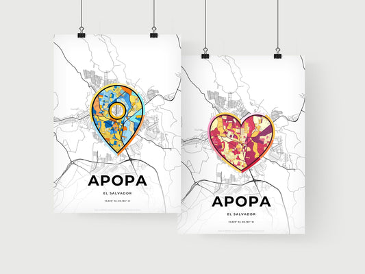 Apopa El Salvador art print for couples