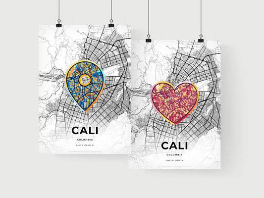 Cali Colombia art print for couples