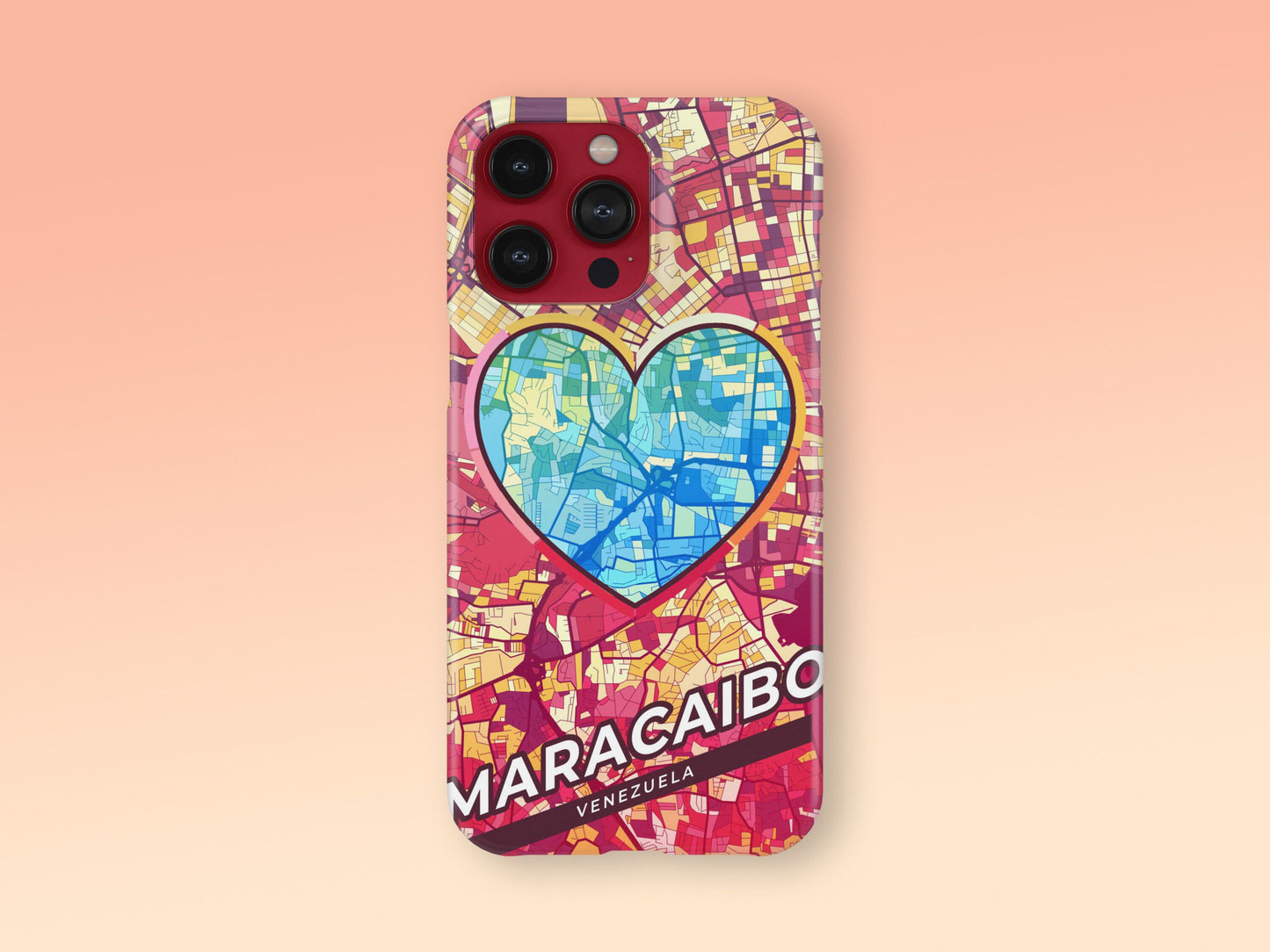 Maracaibo Venezuela slim phone case with colorful icon. Birthday, wedding or housewarming gift. Couple match cases. 2
