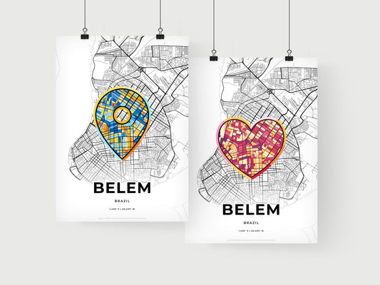 Belem Brazil art print for couples