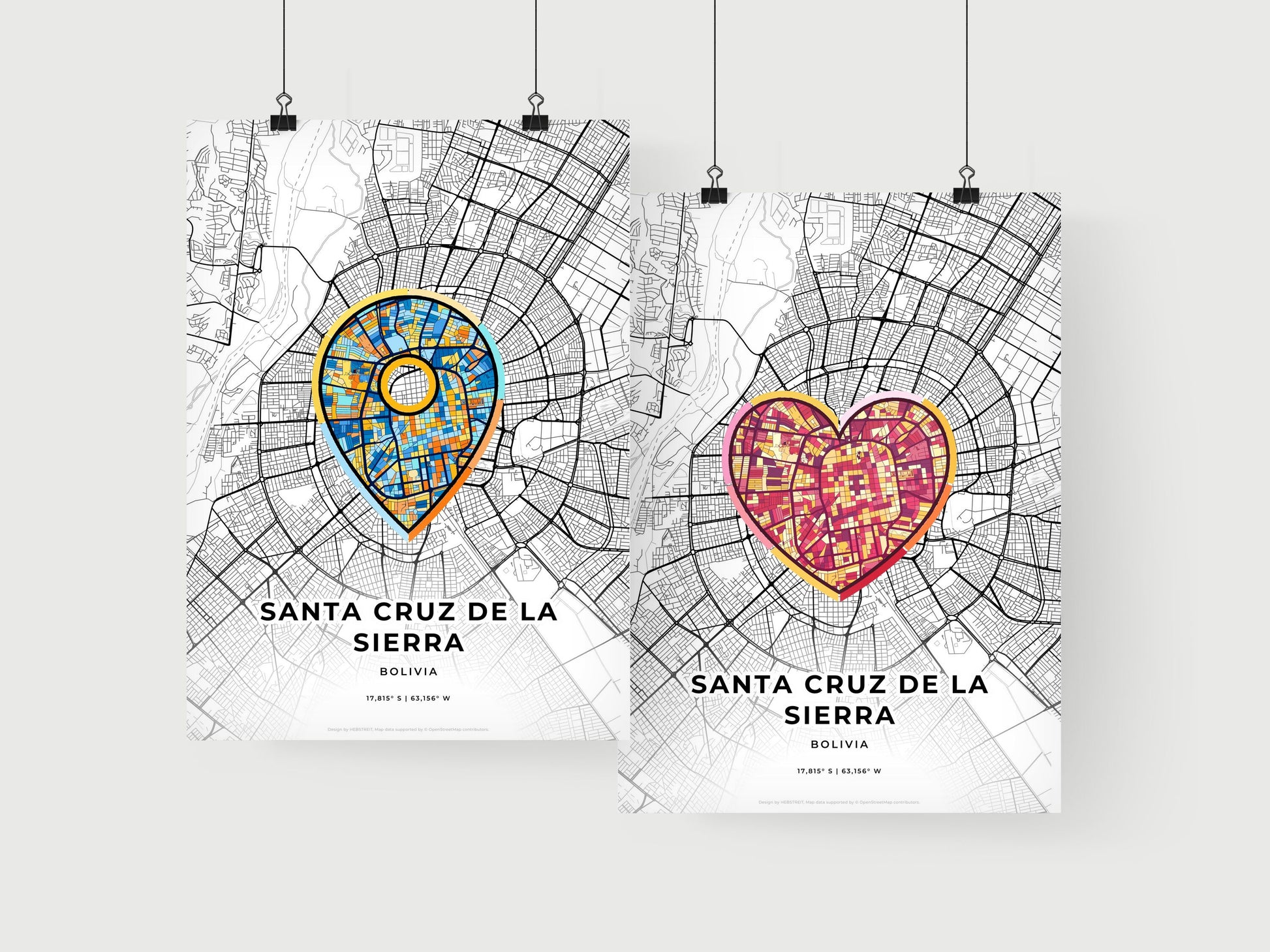 Santa Cruz De La Sierra Bolivia art print for couples