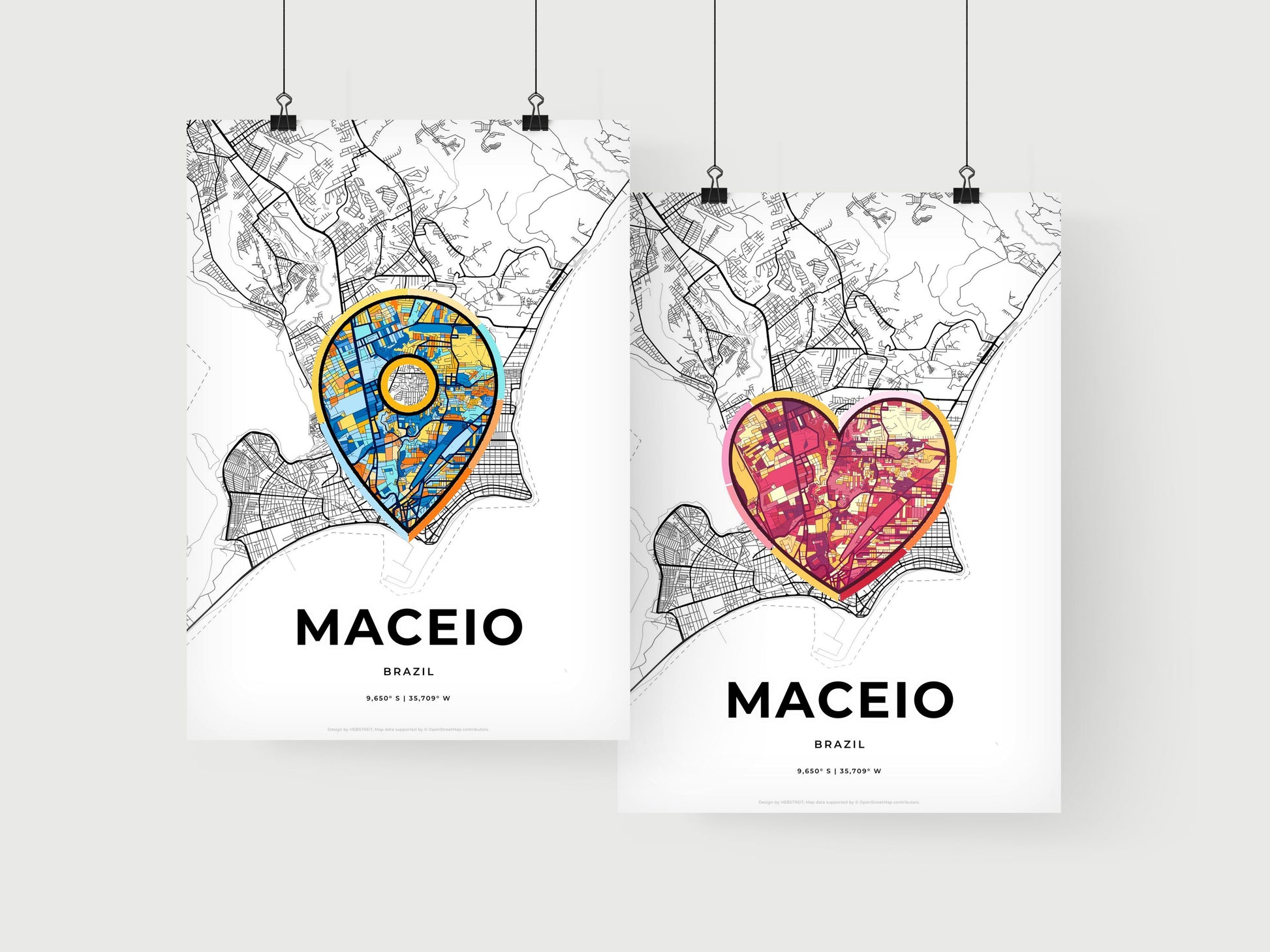 Maceio Brazil art print for couples