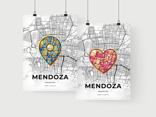 Mendoza Argentina art print for couples