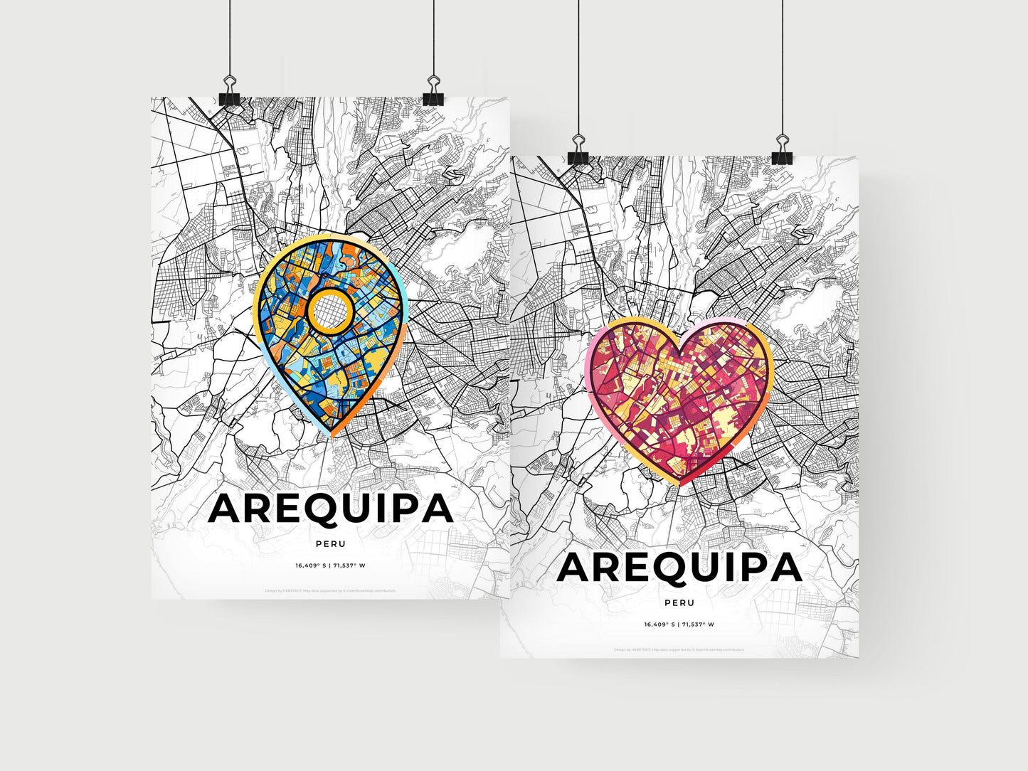 Arequipa Peru art print for couples