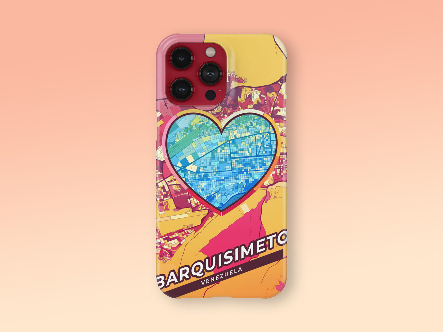 Barquisimeto Venezuela slim phone case with colorful icon. Birthday, wedding or housewarming gift. Couple match cases. 2