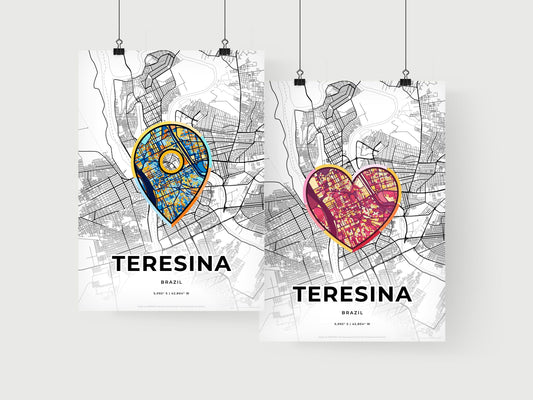 Teresina Brazil art print for couples
