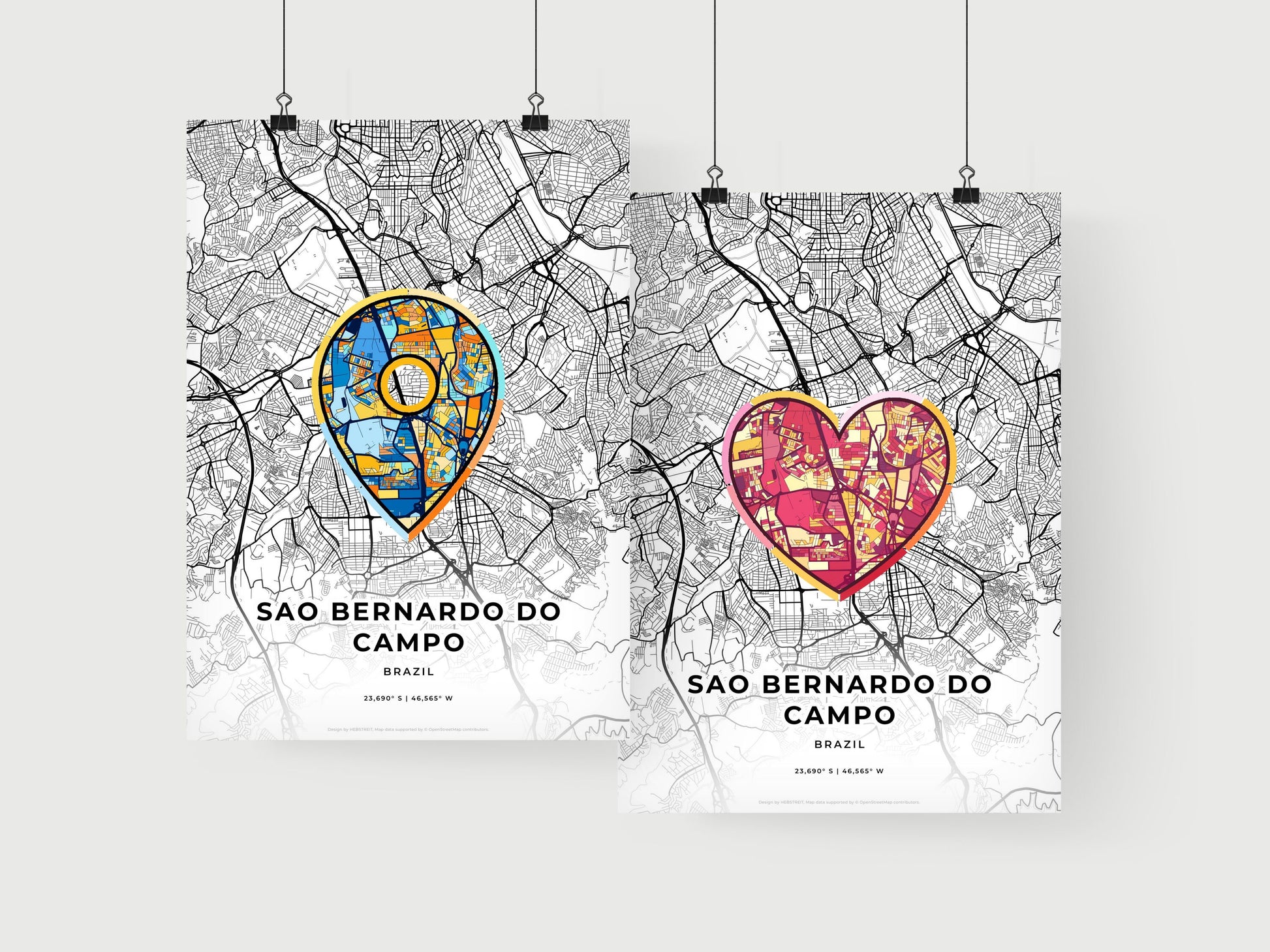 Sao Bernardo Do Campo Brazil art print for couples