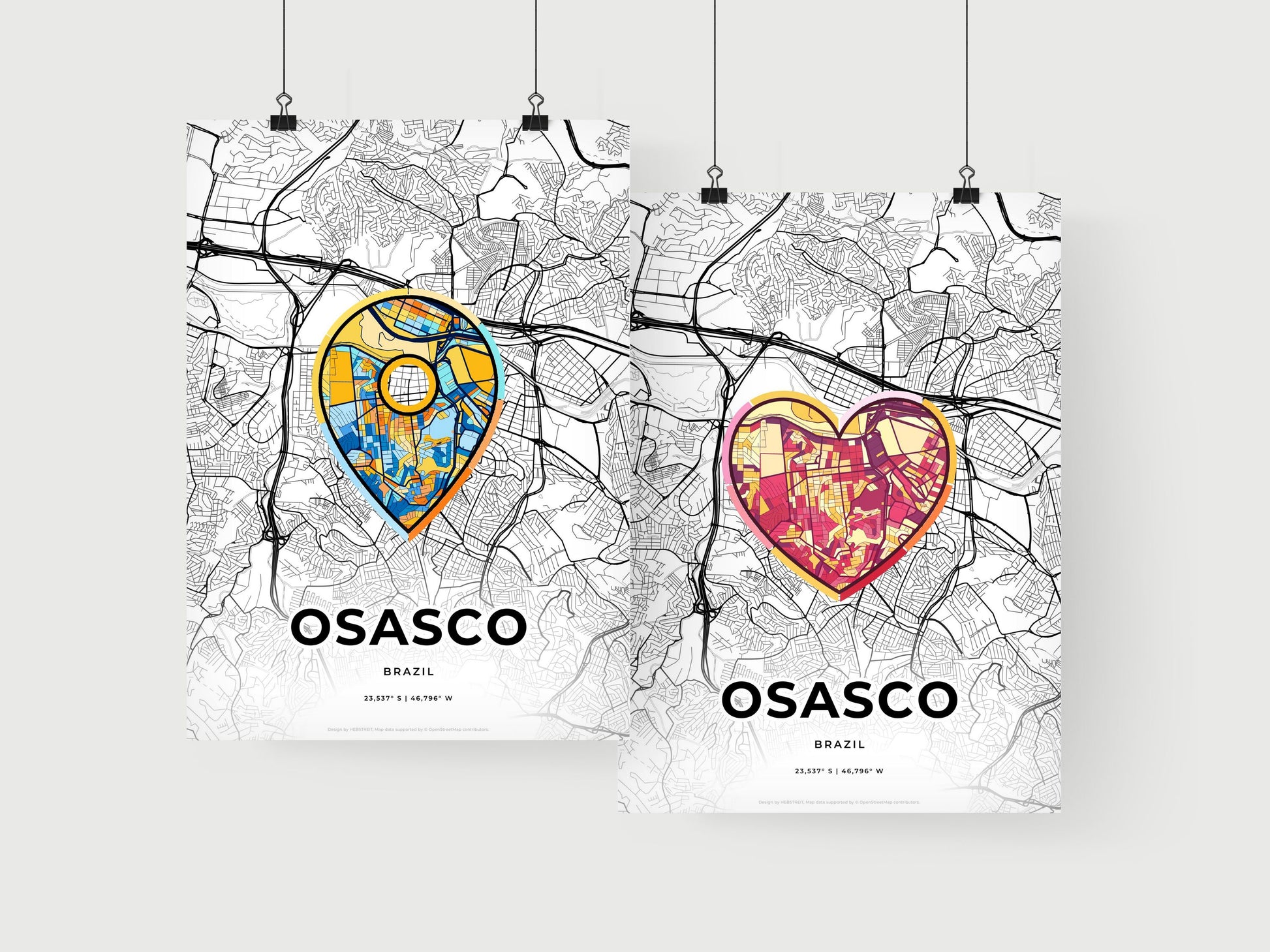 Osasco Brazil art print for couples