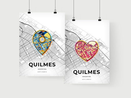 Quilmes Argentina art print for couples