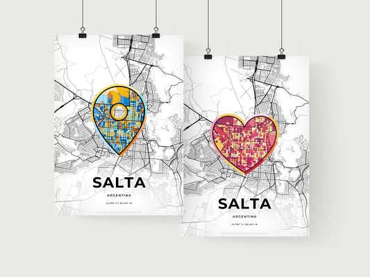 Salta Argentina art print for couples