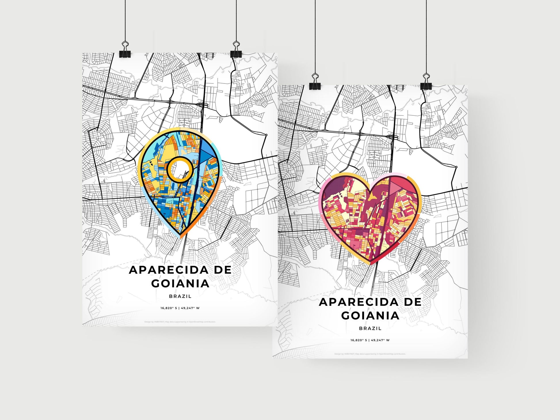 Aparecida De Goiania Brazil art print for couples