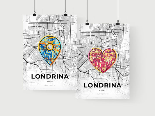 Londrina Brazil art print for couples