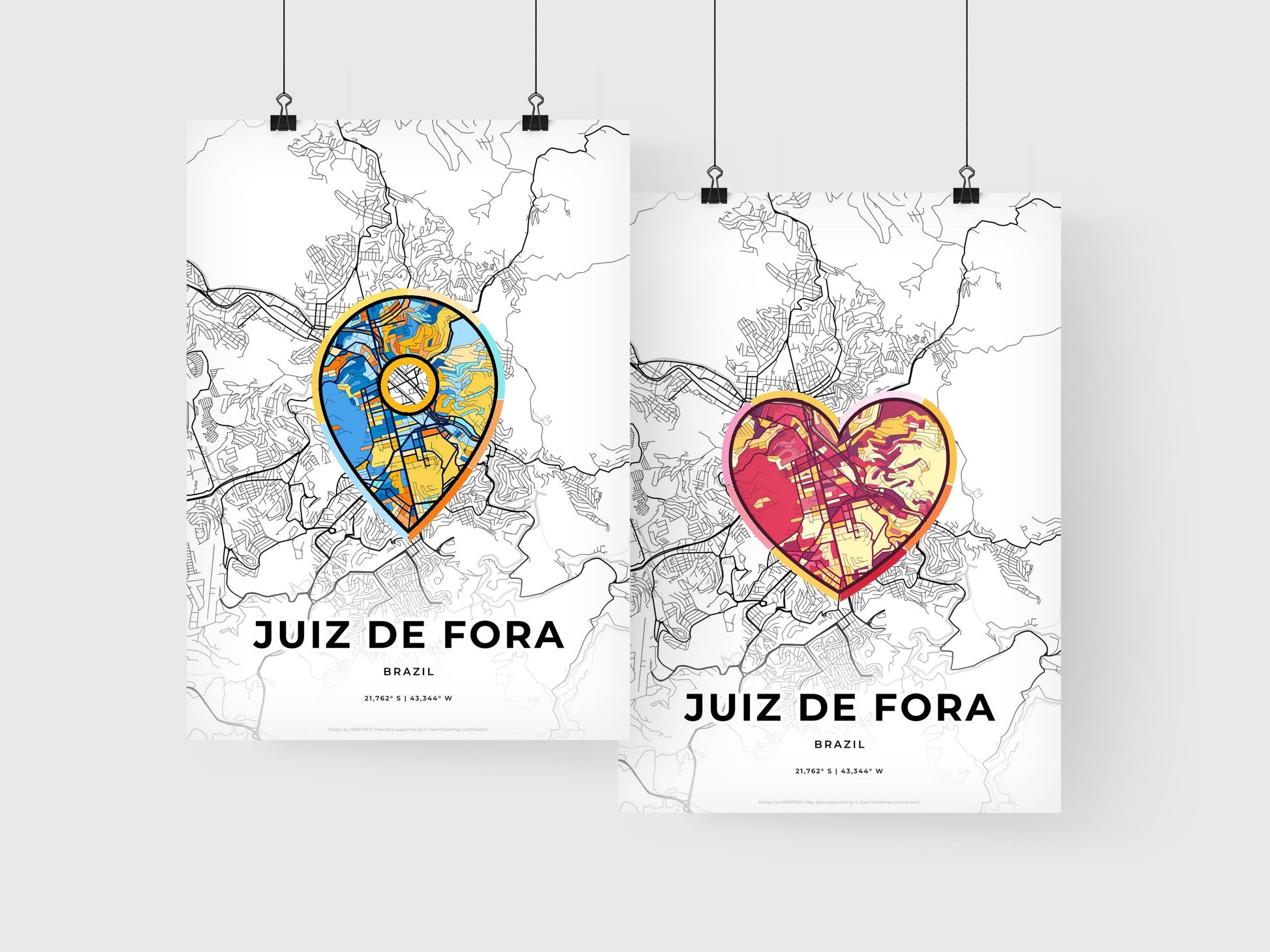Juiz De Fora Brazil art print for couples
