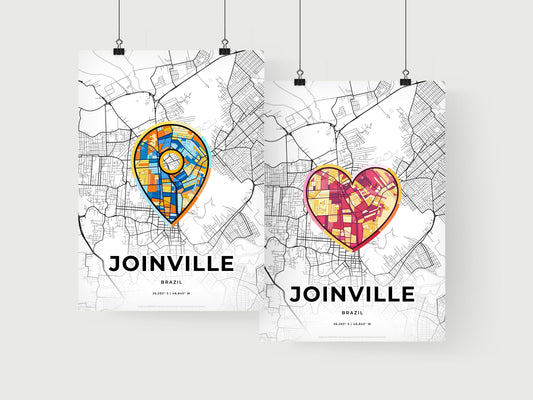 Joinville Brazil art print for couples