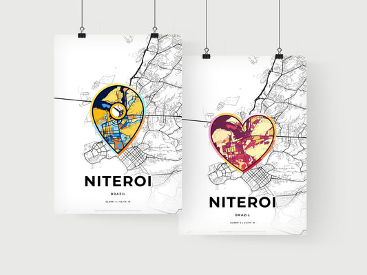 Niteroi Brazil art print for couples