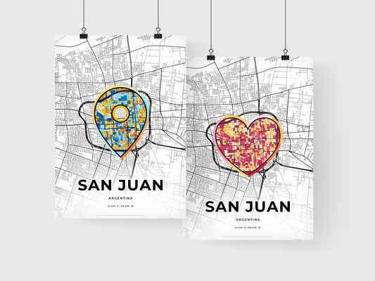 San Juan Argentina art print for couples