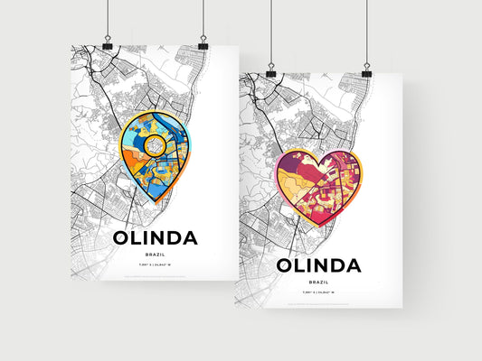 Olinda Brazil art print for couples
