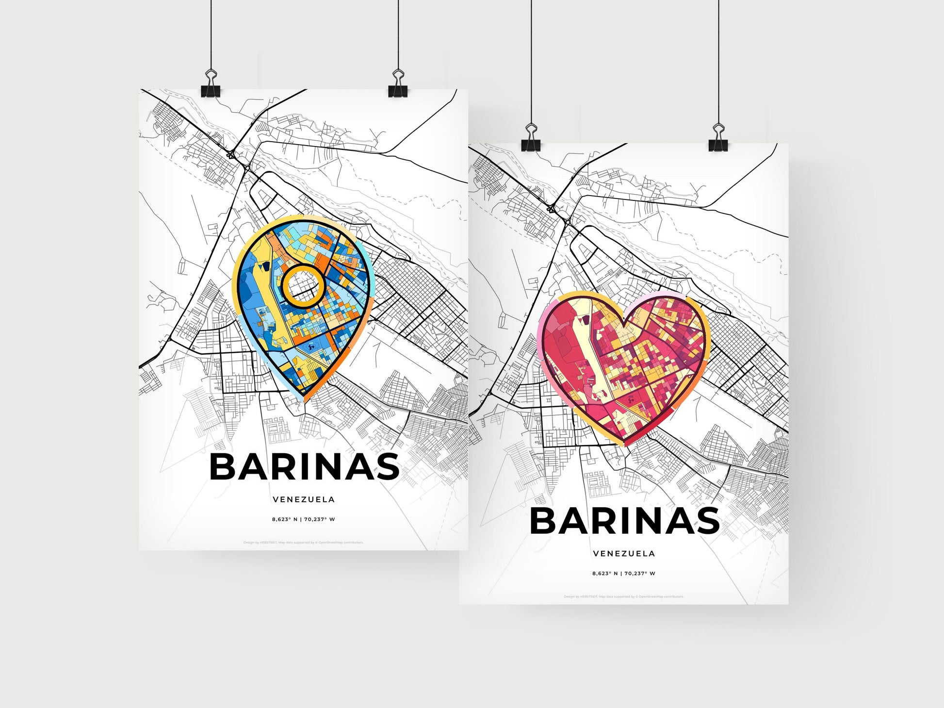 Barinas Venezuela art print for couples