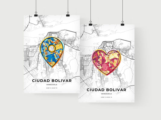 Ciudad Bolivar Venezuela art print for couples