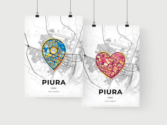 Piura Peru art print for couples