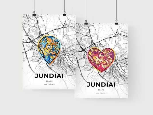 Jundiai Brazil art print for couples